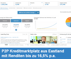 Bondora - P2P Lending Marktplatz