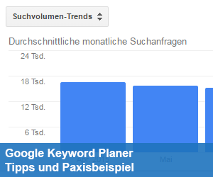 Google Keyword-Planer - Tipps und Praxisbeispiel zur Keyword-Analayse