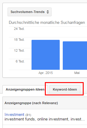 Google Keyword-Planer - Tipps und Praxisbeispiel zur Keyword-Analayse