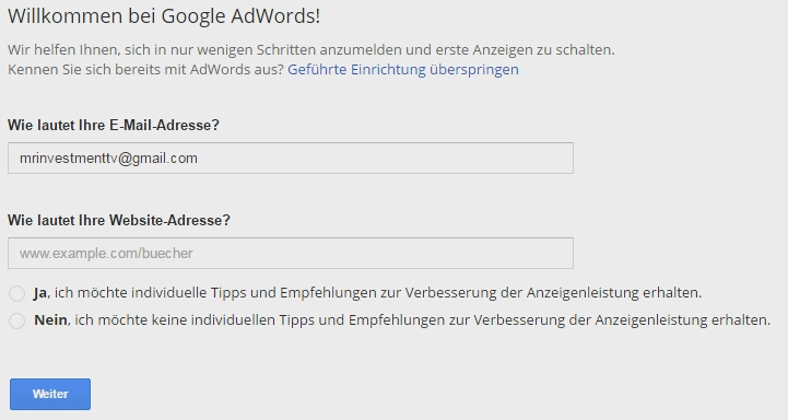 Google Keyword-Planer - Tipps und Praxisbeispiel zur Anmeldung